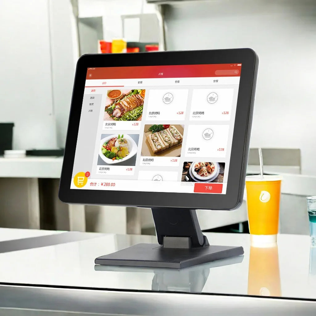 Restaurant Desktop15.6 Touch Screen Pos Software System Wifi Cash Register Machine All in One Pos Machine