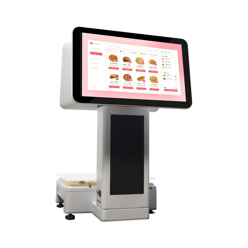 Business Built-In Printer Pos Cash Register Capacitive Touch Monitor Big Screen Pos System for Order