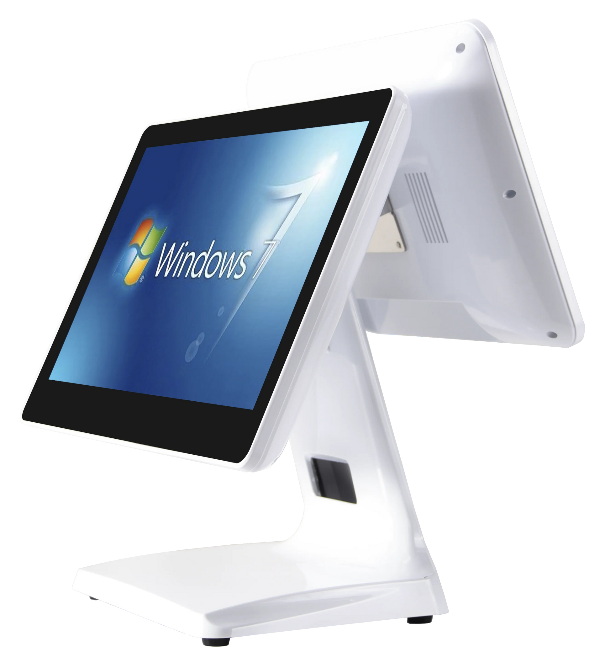 Pos System Cash Register  15.6  Inch All in One Win10  System Dual Screen Pos Terminal Pc