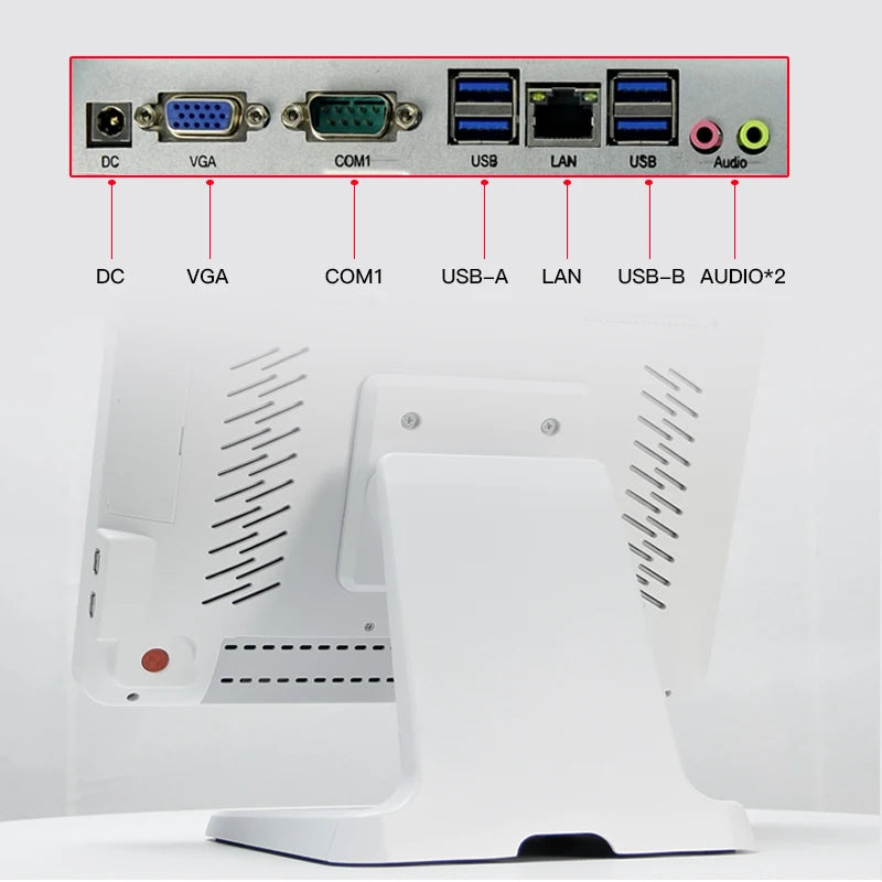 15inch Touch Screen Smart All in One Pos System Cash Register Terminal Point of Sale Machine for Small Businesses Restaurant
