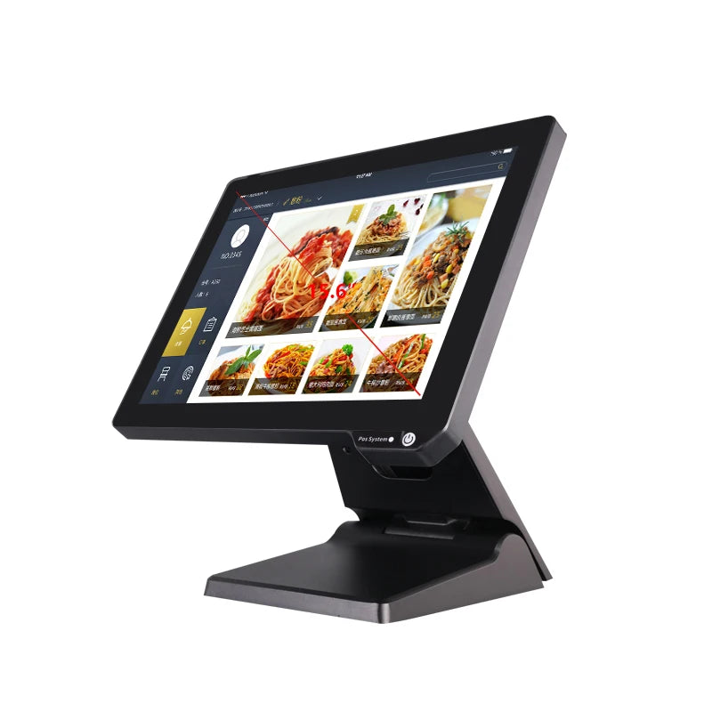 Point of Sale Cash Register 15.6 Inch Touch Screen Pos Hardware All in One Pos Terminal System for Retail Restaurant