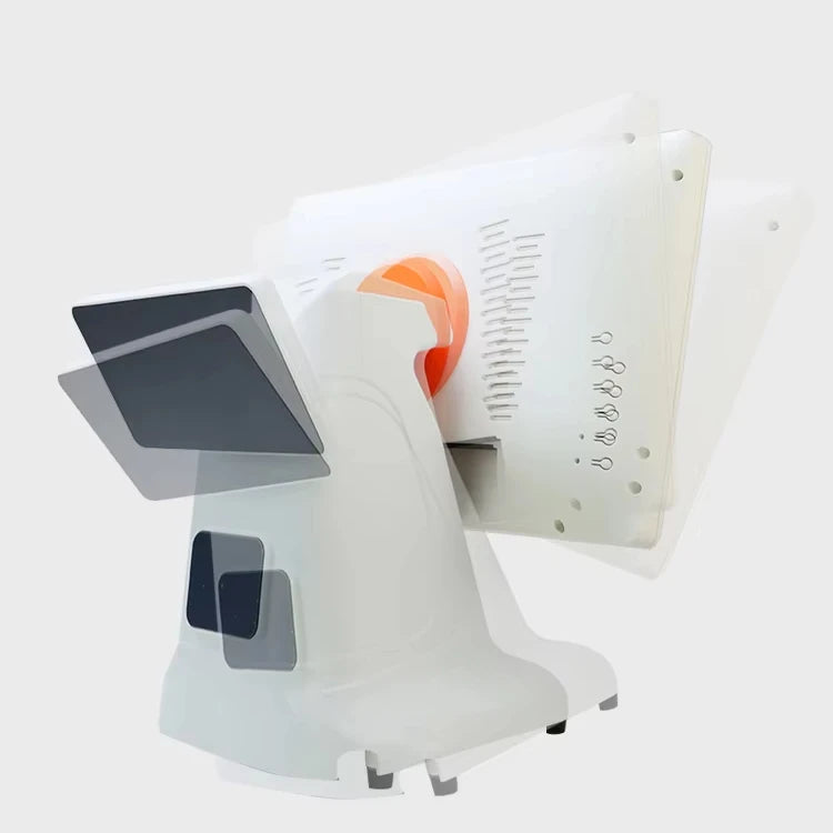 15.6inch Touch Screen All in One POS Machine Cash Register Systems Customer Display Terminal Device for Restaurant Coffee Store