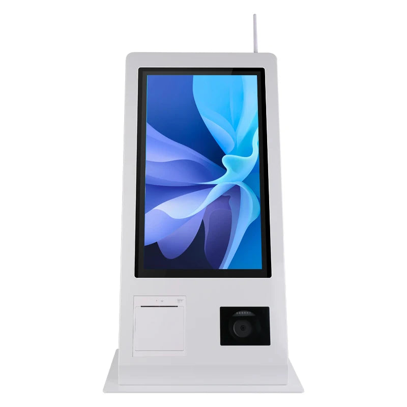 15.6 All-in-One POS Self-Service Machine Kiosk Smart Terminal Epos Device Payment NFC QR with Scanner Printer for Supermarket