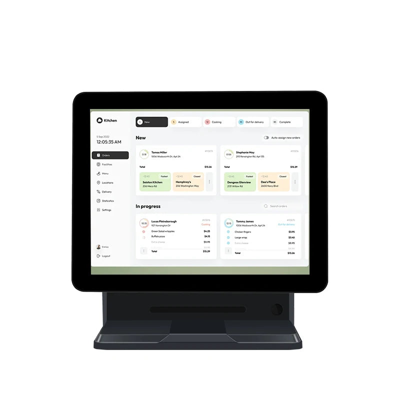 2025 Fashion 15.6 INCH 10 Piont Touch Screen Monitor Q8 POS System Machine Cash Register POS the Latest Design