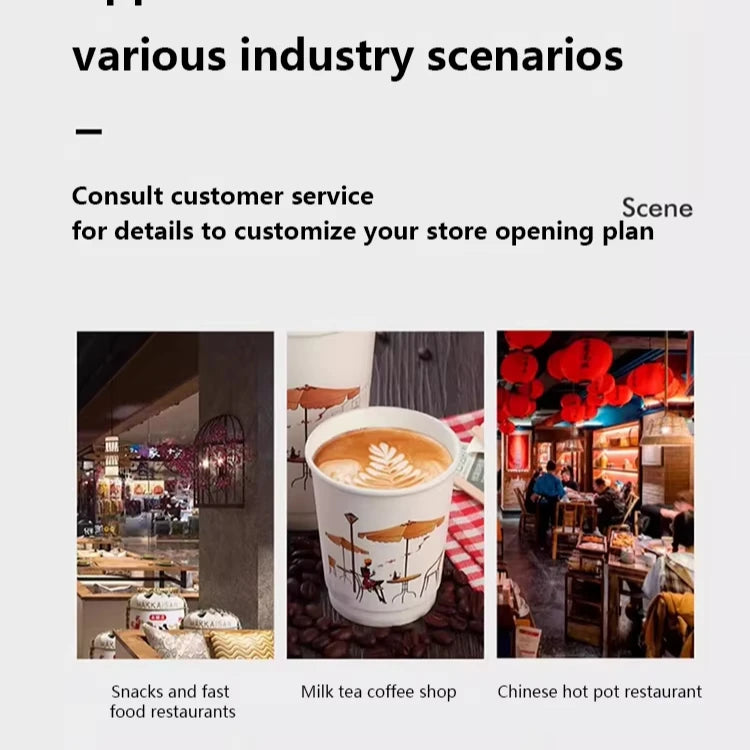 15.6inch Dual Screen  POS Terminal Android System All in One  Cash Register Machine Built in Scanner and Printer for Supermarket