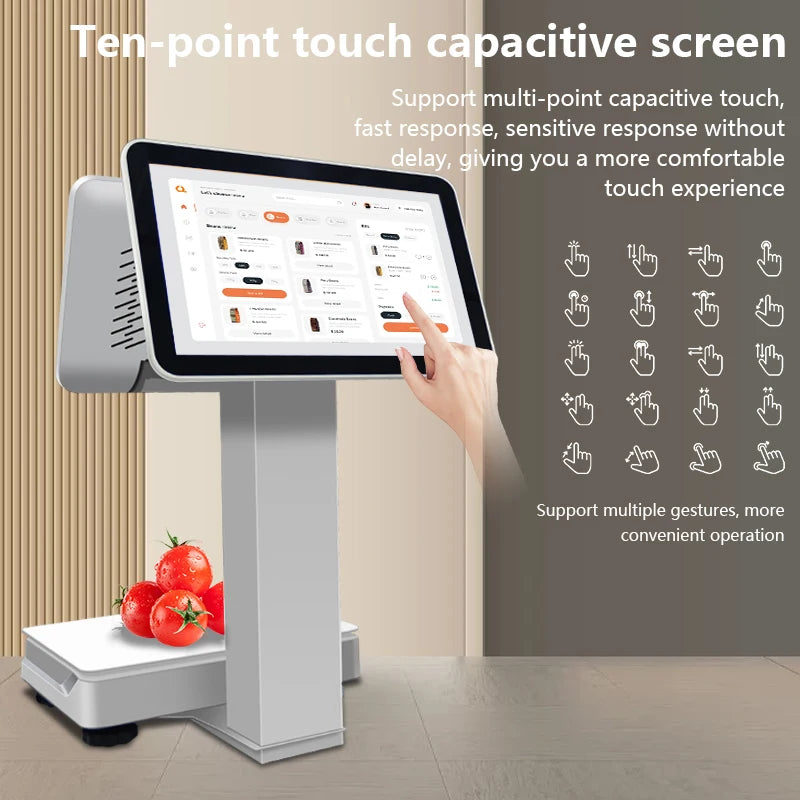 Touch Machine N2840 All-in-one PC Desktop Smart Terminal Pos Android Tablet Pos 15.6inch Cashier