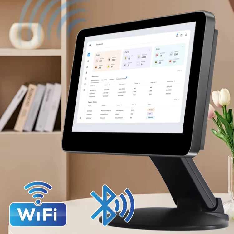 15.6inch Touch Screen All in One POS Systems Smart Payment POS Software Cash Register Machine Terminal for Retail Restaurant