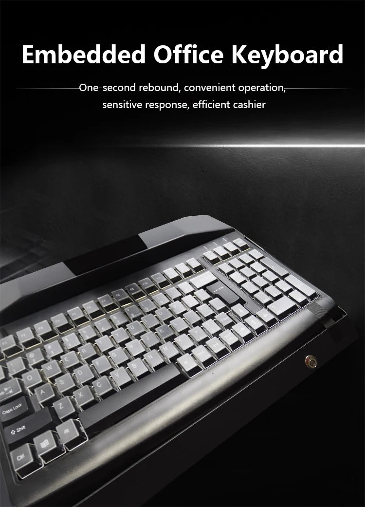 14 Inch Touch Screen Win AIO POS Systems Software Cash Register Cashier Receipt 58mm Thermal Printer Pos Terminal System Machine