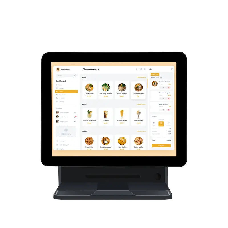 Point of Sale 15.6 - Inch Android POS System All in One Cash Register Terminal Retail Restaurant Solution