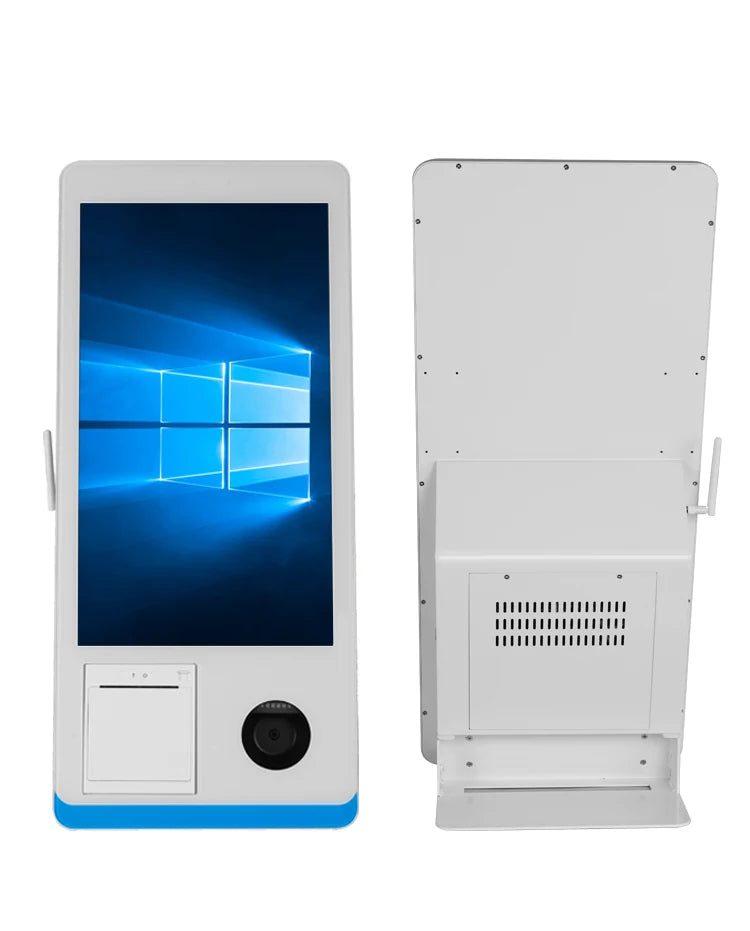 15.6inch Touch Screen Desktop Kiosk POS Terminal Self Service POS System Cash Register Machine NFC QR for Restaurant Ordering