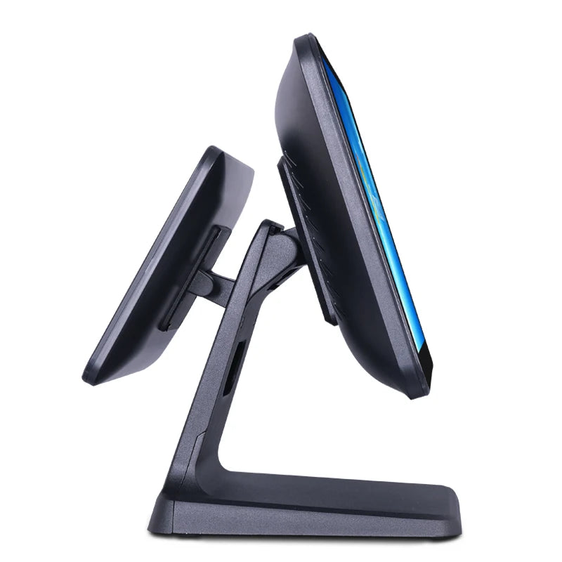 OEM Market Restaurant Retail 15+12 inch Dual Touch Screen Pos Machine Cash Register Terminal Cheap Pos Systems for Sale