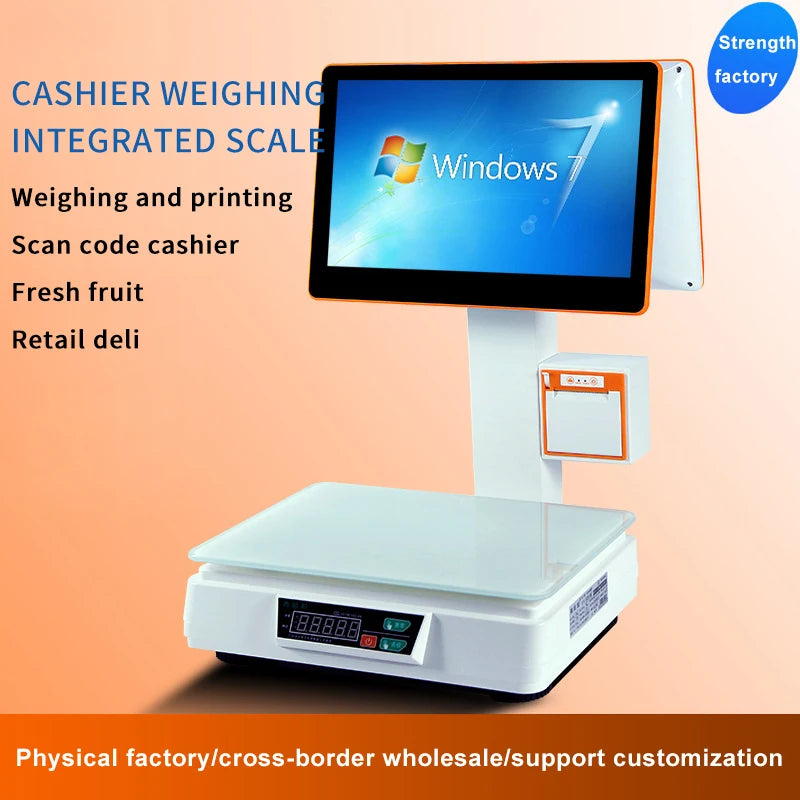 Scals Weighing Scales Price Weighing Scale Printer Fruit Scales Machine Balanzas Digitales Monitor Peso Seca POS System Terminal