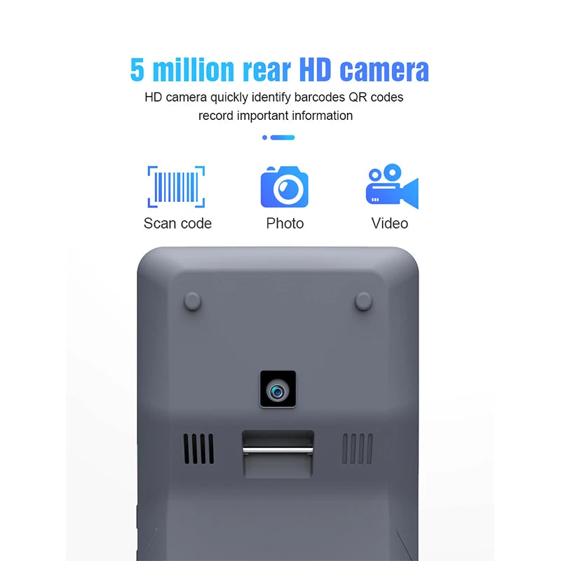 5.5inch Handheld POS Machine Android System Touch Screen Smart Cash Register Terminal NFC QR Built-in Printer Scanner for Shop
