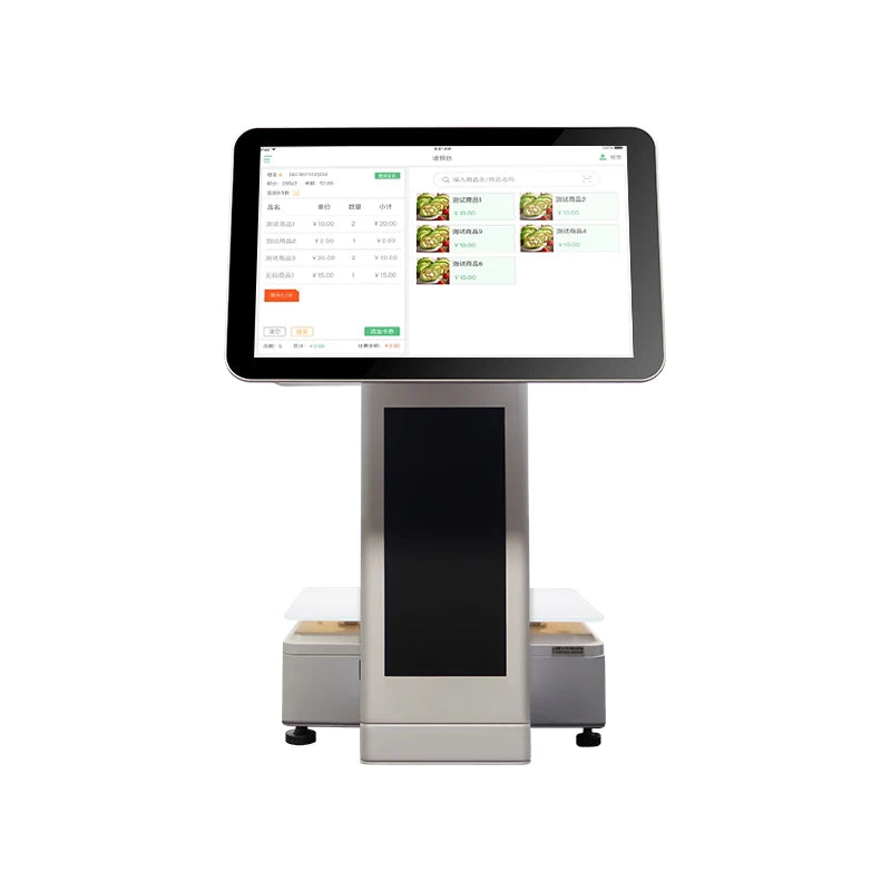 Business Built-In Printer Pos Cash Register Capacitive Touch Monitor Big Screen Pos System for Order