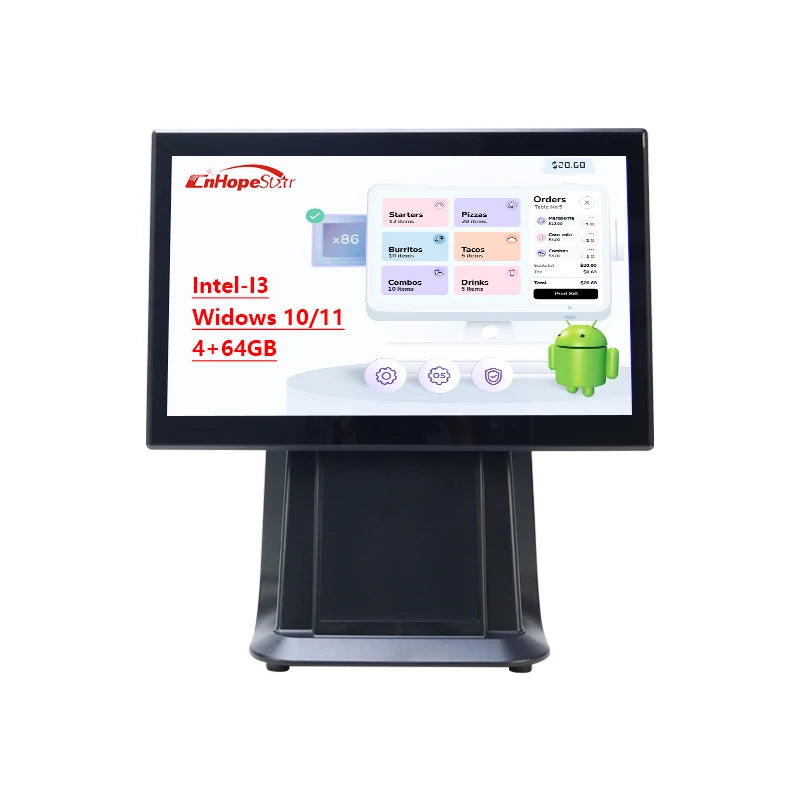 Hot Selling Desktop 15.6 Inch Touch Screen Desktop Windows System POS Terminal